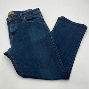 Seven7 Mens Straight Fit Jeans Blue Medium‎ Wash Stretch W38 L30